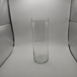 Libbey 888 Clear Glass Cylinder Vase 9" Flower Centerpiece Candle Holder USA